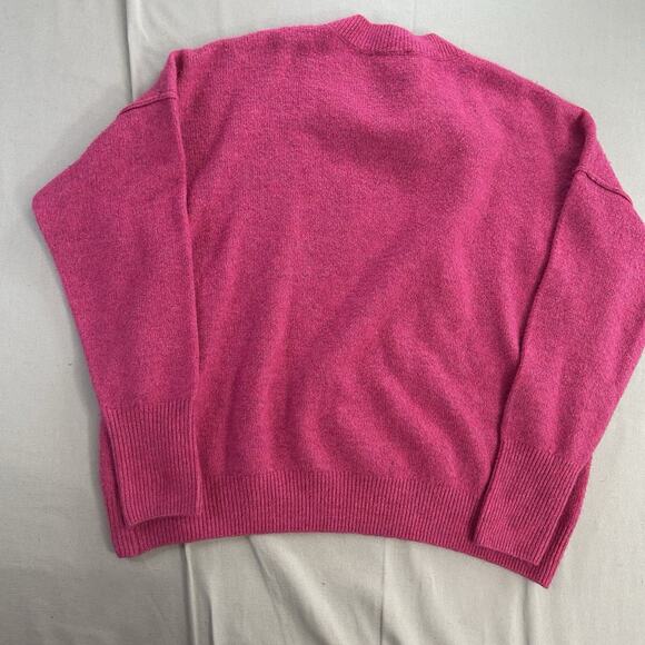 Vince Camuto Sweater Women's Small Pink Crewneck Preppy - Picture 3 of 5